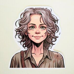 5 for 10$ - The Walking Dead Carol Sticker